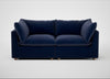 Astrid 3 Seater Sofa Smart Luxe Velvet Midnight / Natural Beech