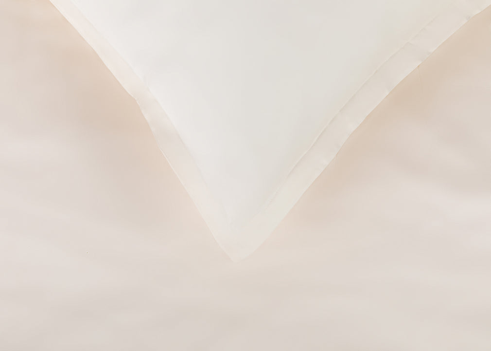 400TC Egyptian Cotton Sateen Luxe Cream Oxford Pillowcase