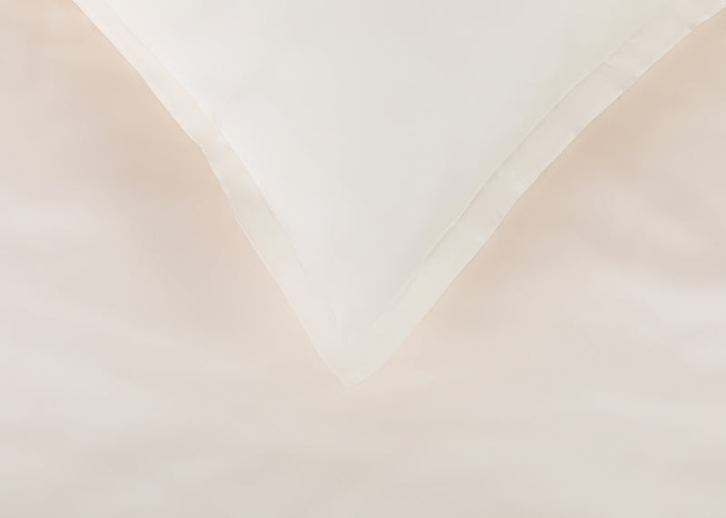 400TC Egyptian Cotton Sateen Luxe Cream Oxford Pillowcase