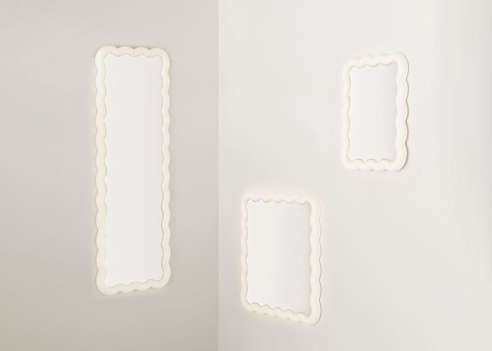 Illu Mirror with Light White 65 x 50cm