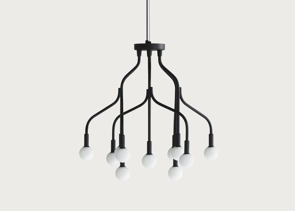 Vekst Chandelier Light Small Black