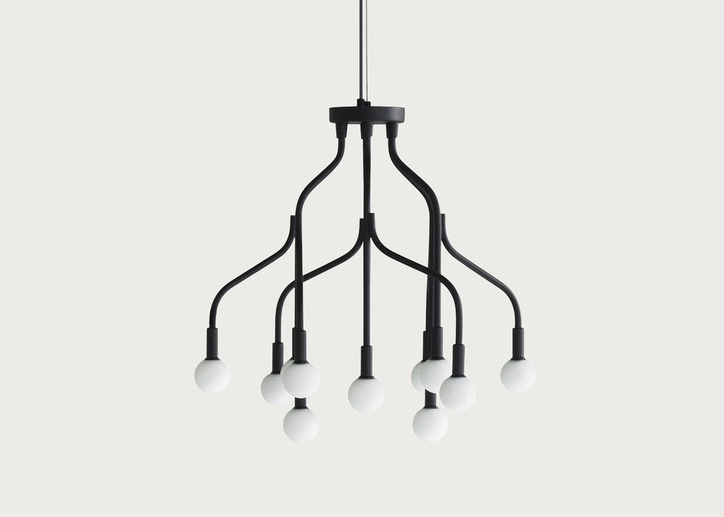 Vekst Chandelier Light Small Black