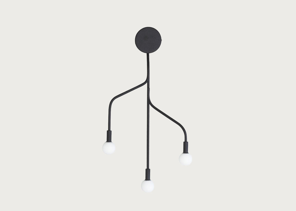 Vekst Wall Lamp Black