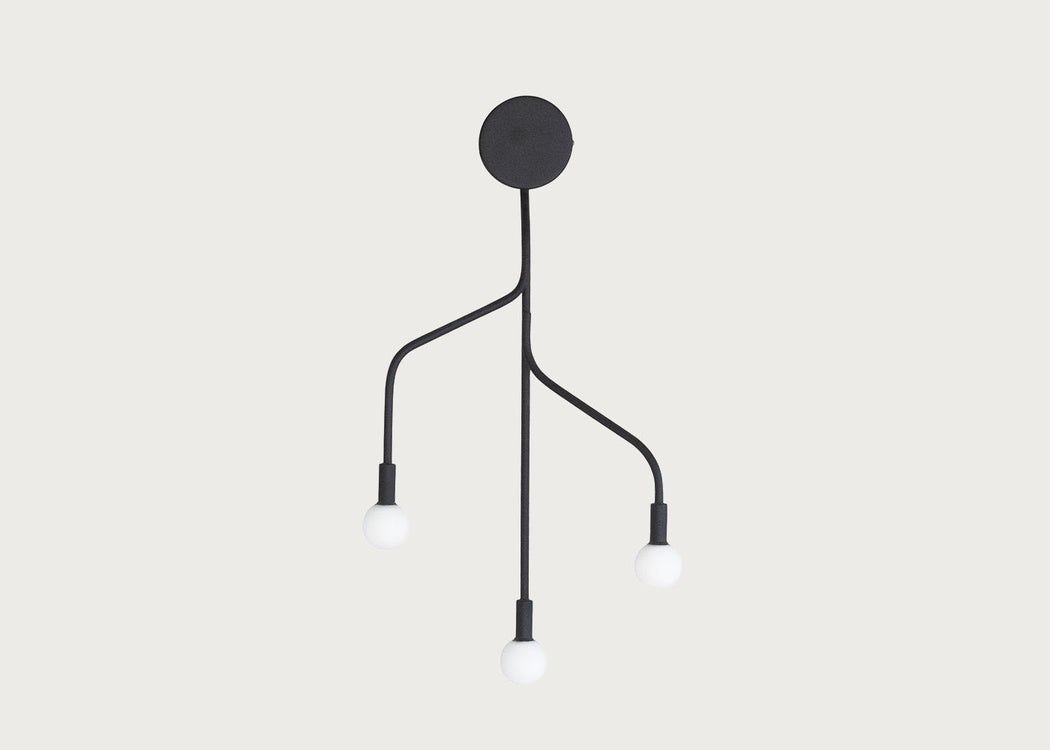 Vekst Wall Lamp Black