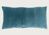 Vida Velvet Cushion Mazarine & Dark Red 40 x 80cm