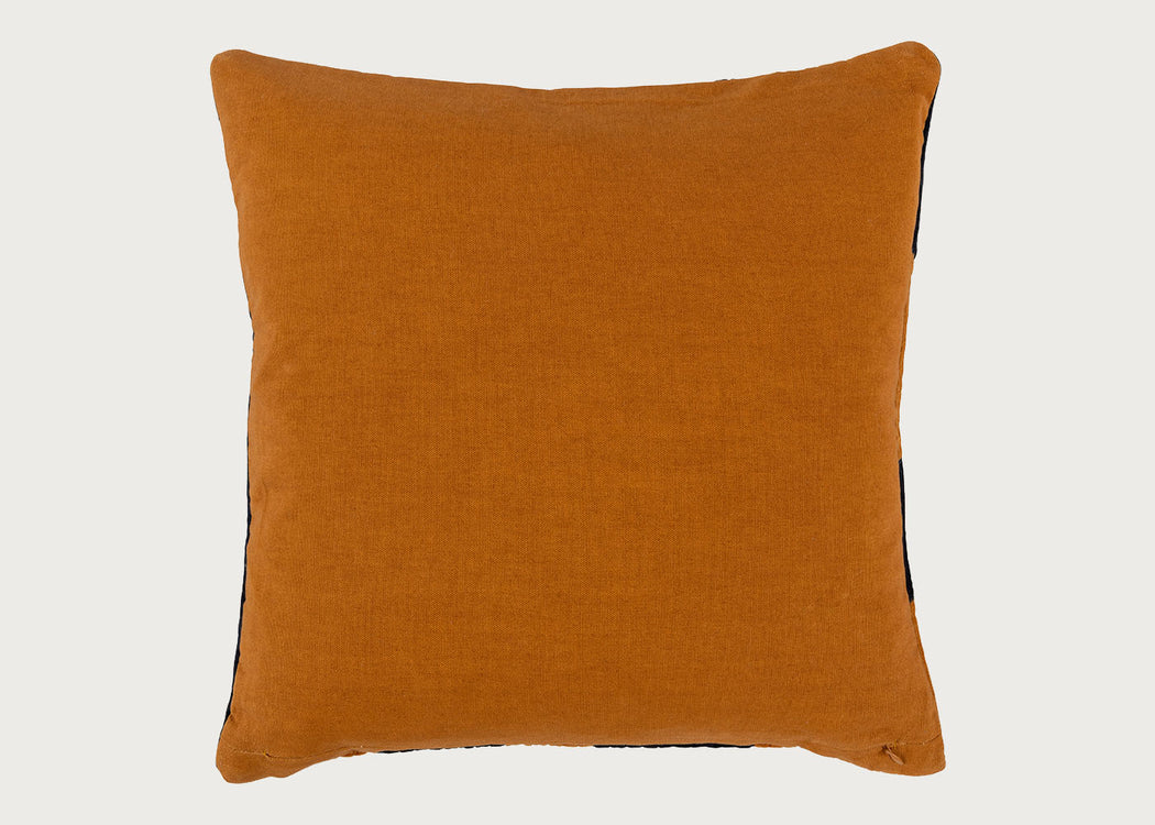 Heal's 59 Cushion Ochre & Navy 45 x 45cm