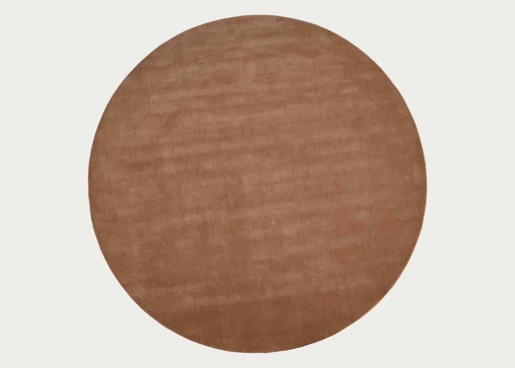 Halo Cloud Round Rug Amber Ø250cm
