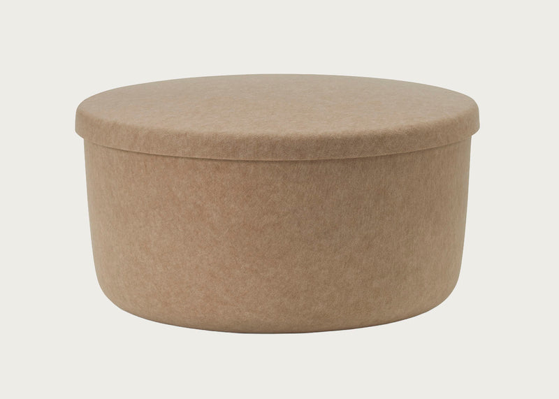 Hide Storage Pouf