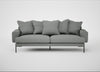 Torrington 4 Seater Sofa Boucle Steel