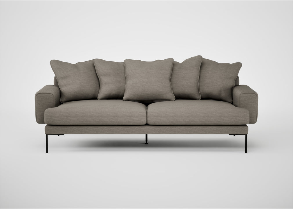 Torrington 4 Seater Sofa Broad Weave Pebble