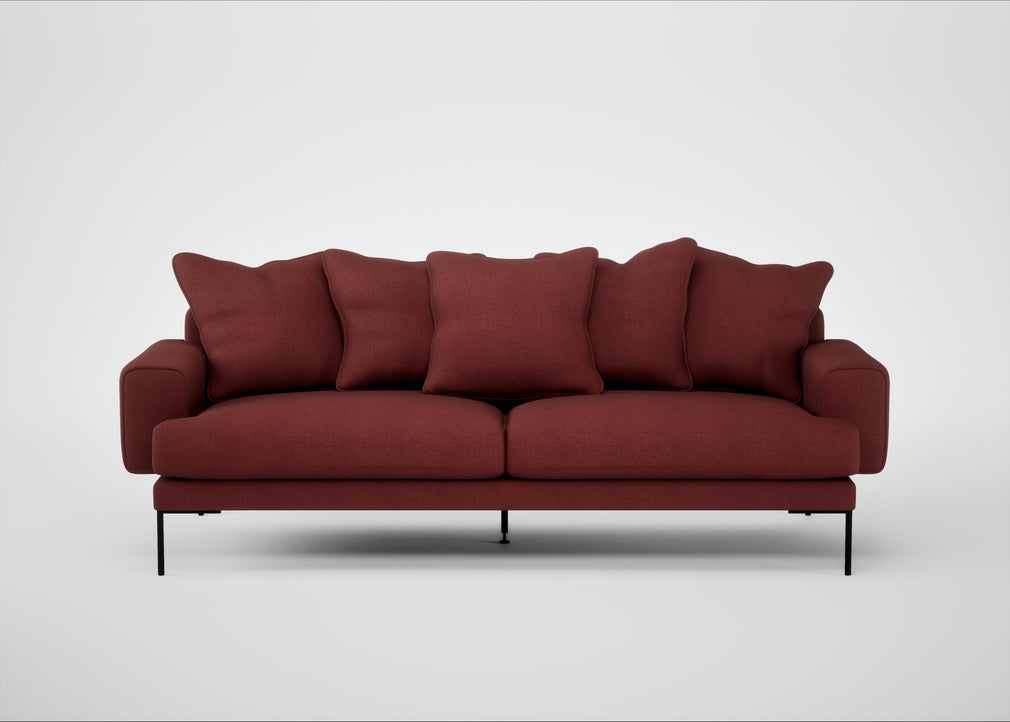 Torrington 4 Seater Sofa Capelo Linen-Cotton Etruscan Red