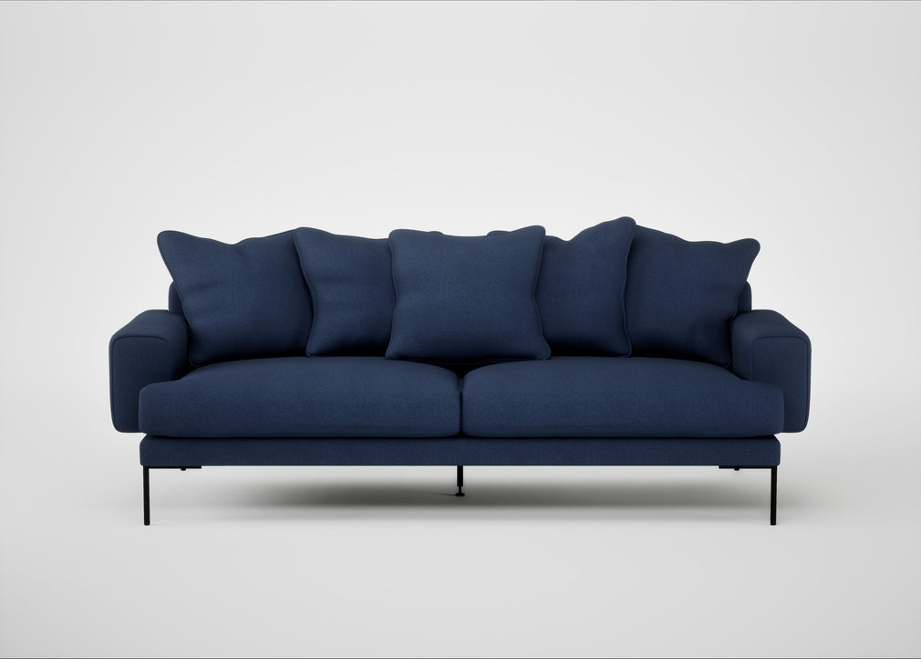 Torrington 4 Seater Sofa Capelo Linen-Cotton Inkspot