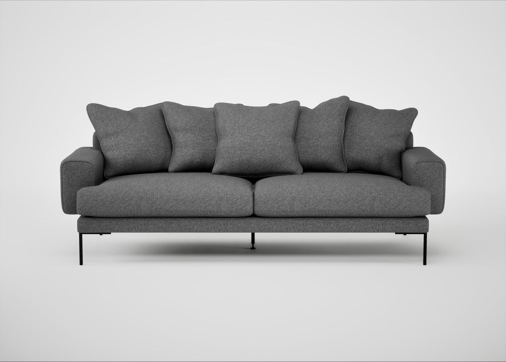 Torrington 4 Seater Sofa Melton Wool Shale