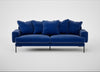 Torrington 4 Seater Sofa Smart Luxe Velvet Azure