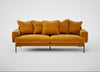 Torrington 4 Seater Sofa Smart Luxe Velvet Cognac