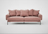 Torrington 4 Seater Sofa Smart Luxe Velvet Dusky Pink