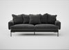 Torrington 4 Seater Sofa Smart Luxe Velvet Nickel