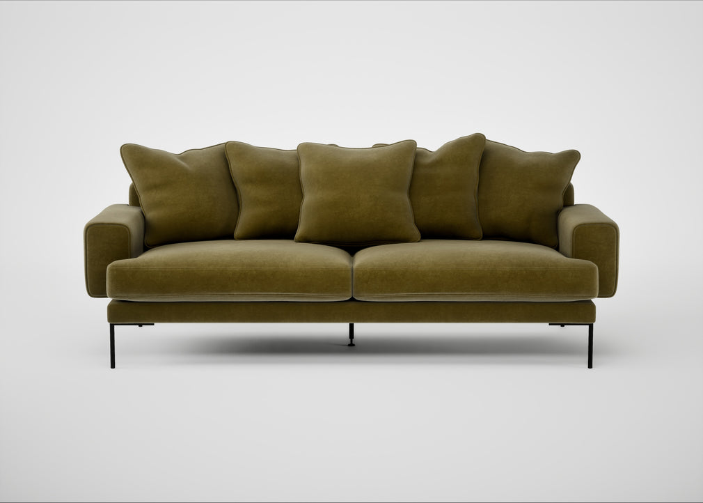 Torrington 4 Seater Sofa Smart Luxe Velvet Peridot