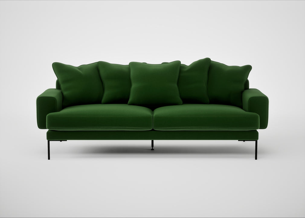 Torrington 4 Seater Sofa Smart Velvet Forest