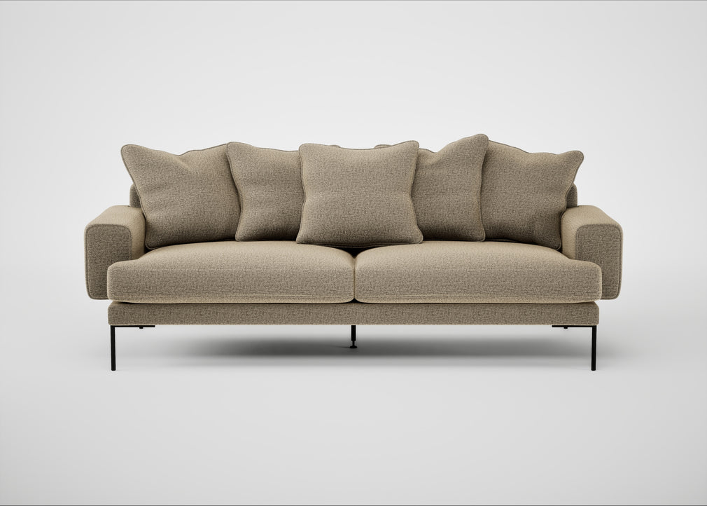 Torrington 4 Seater Sofa Boucle Velvet Rocky