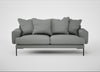 Torrington 3 Seater Sofa Boucle Steel