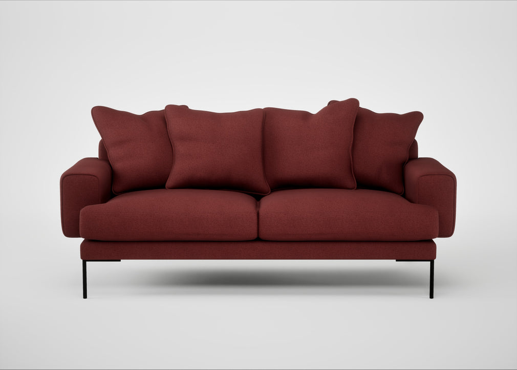 Torrington 3 Seater Sofa Capelo Linen-Cotton Etruscan Red