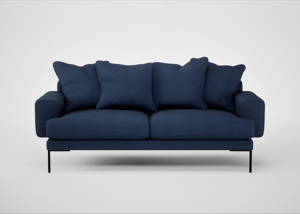Torrington 3 Seater Sofa Capelo Linen-Cotton Inkspot