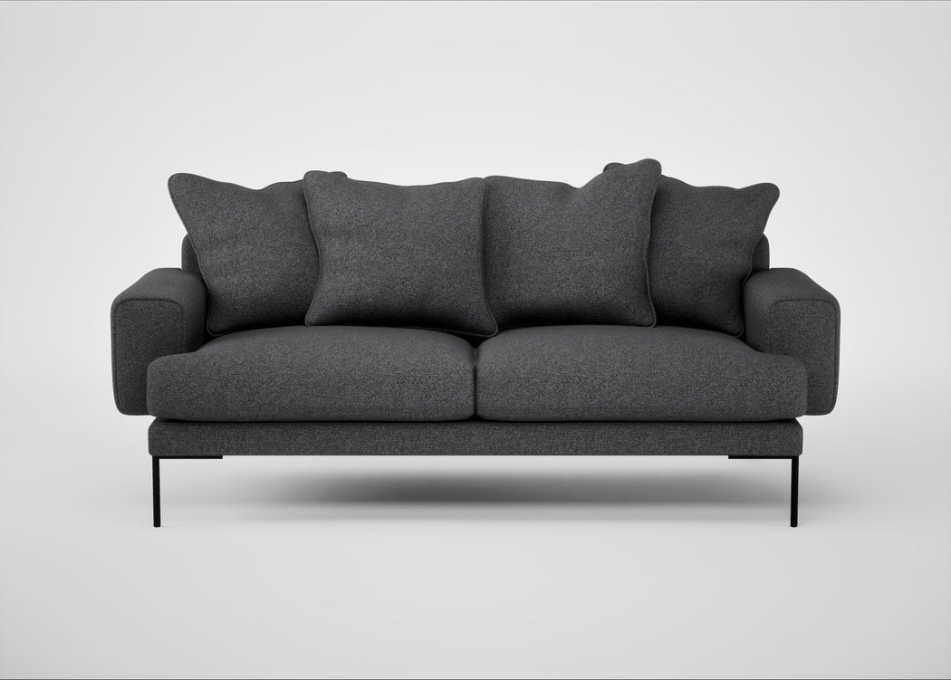 Torrington 3 Seater Sofa Melton Wool Granite