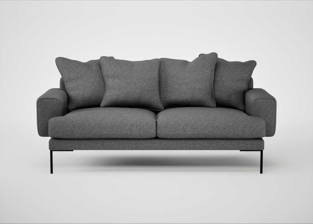 Torrington 3 Seater Sofa Melton Wool Shale