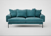 Torrington 3 Seater Sofa Smart Luxe Velvet Airforce Blue