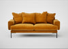 Torrington 3 Seater Sofa Smart Luxe Velvet Cognac