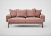 Torrington 3 Seater Sofa Smart Luxe Velvet Dusky Pink