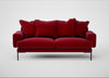 Torrington 3 Seater Sofa Smart Luxe Velvet Mulberry