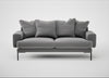 Torrington 3 Seater Sofa Smart Velvet Mercury