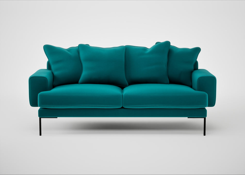 Torrington 3 Seater Sofa Smart Velvet Petrol
