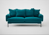 Torrington 3 Seater Sofa Cotton Velvet Teal