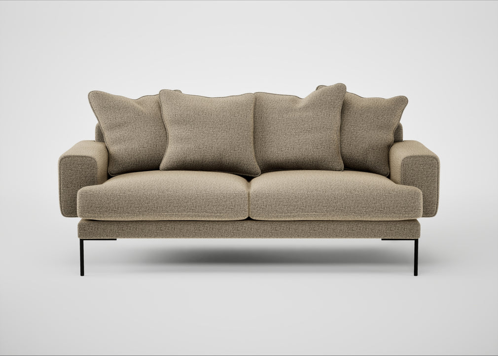 Torrington 3 Seater Sofa Boucle Velvet Rocky