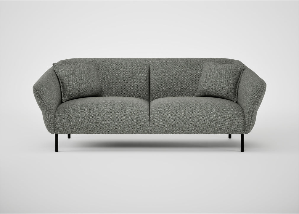 Alto 3 Seater Sofa Boucle Tweed Lapis