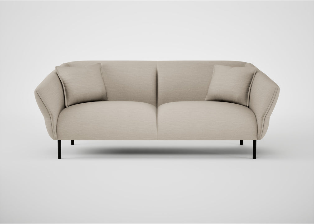 Alto 3 Seater Sofa Broad Weave Putty
