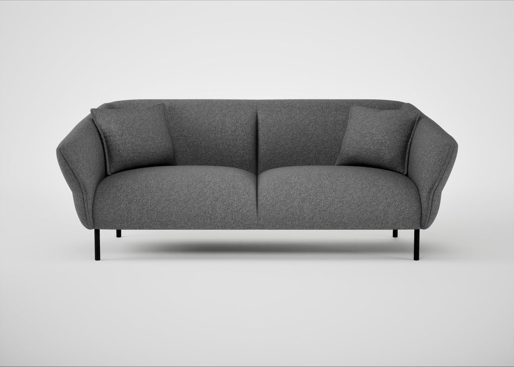 Alto 3 Seater Sofa Melton Wool Shale