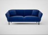 Alto 3 Seater Sofa Smart Luxe Velvet Azure