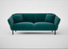 Alto 3 Seater Sofa Smart Luxe Velvet Ocean Green