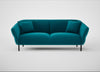 Alto 3 Seater Sofa Cotton Velvet Teal