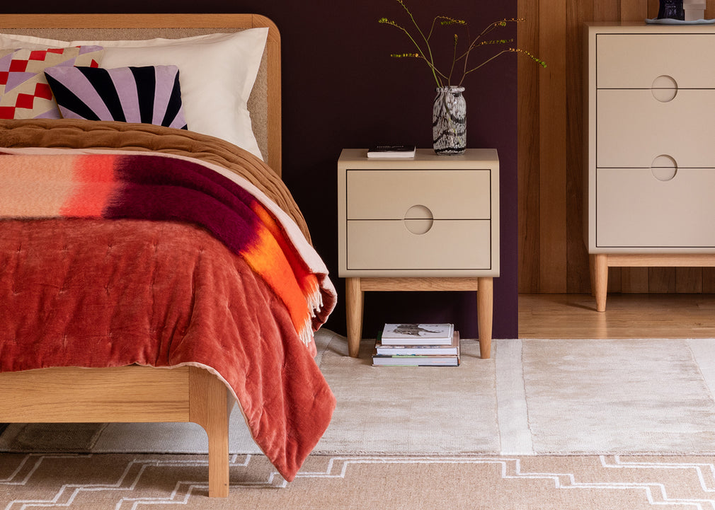 Mohair & Wool Stripe Throw Matisse Sunset