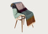 Mohair & Wool Stripe Throw Matisse Ocean
