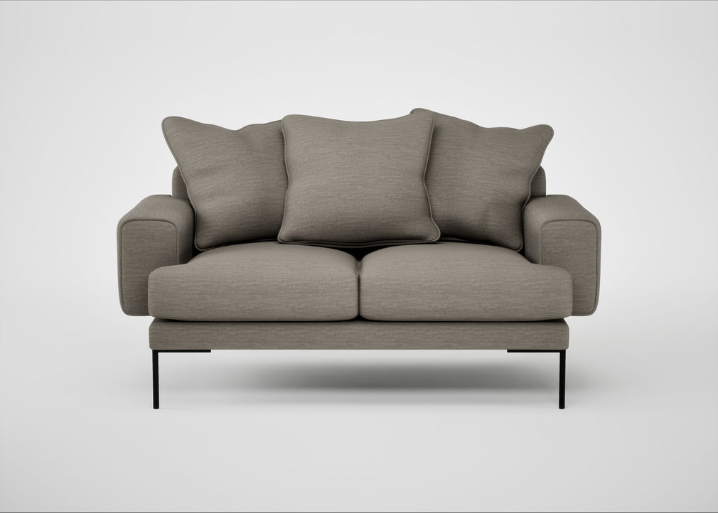 Torrington 2 Seater Sofa Broad Weave Pebble