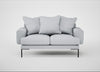 Torrington 2 Seater Sofa Broad Weave Tin