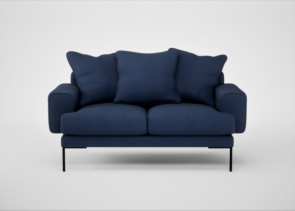 Torrington 2 Seater Sofa Capelo Linen-Cotton Inkspot