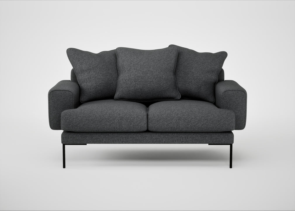 Torrington 2 Seater Sofa Melton Wool Granite