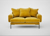Torrington 2 Seater Sofa Smart Luxe Velvet Canary